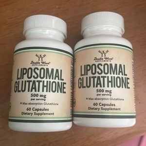 Double wood liposomal glutathione 60 caps in a bottle